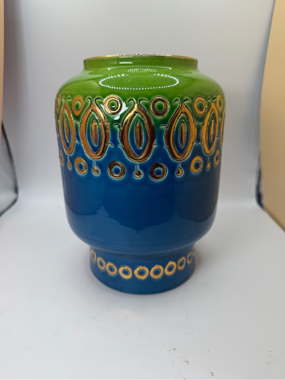 Vintage 1950s Aldo Londi for Bitossi-Rosenthal Vetter Vase-Signed and Numbered